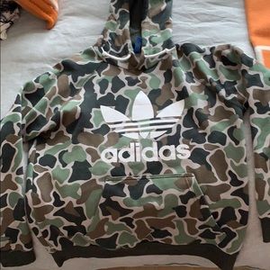 Adidas camo hoodie